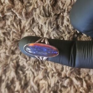 Vintage Sterling Dragons Breath Ring